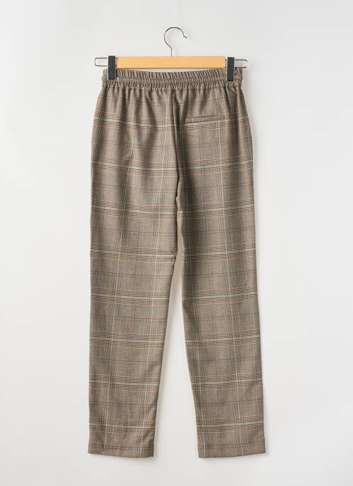 Pantalon droit marron LA FEE MARABOUTEE pour femme