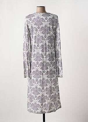 Chemise de nuit manches longues gris CANAT femme