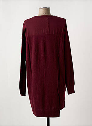 Robe pull coupe droite manches longues violet SALSA femme