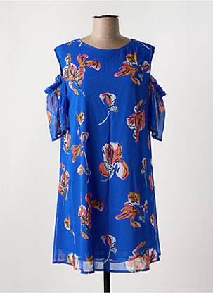 Robe courte manches courtes manches courtes bleu SALSA femme