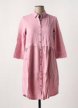 Robe courte manches longues manches longues rose SALSA femme