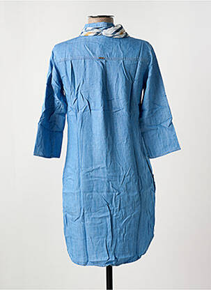 Robe courte manches 3/4 manches 3/4 bleu SALSA femme