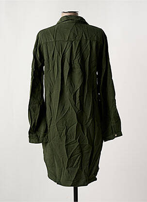 Robe mi-longue manches longues manches longues vert SALSA femme