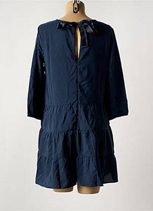 Robe courte manches longues manches longues bleu URBAN femme