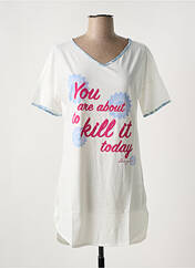 Chemise de nuit blanc DESIGUAL pour femme seconde vue