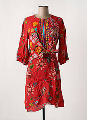 Robe mi-longue rouge DESIGUAL pour femme seconde vue