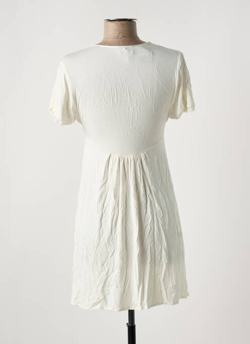 Robe courte blanc MARJOLAINE pour femme