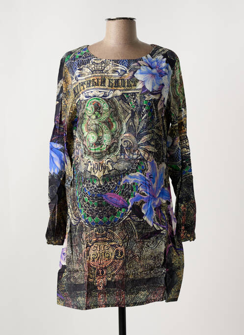 Robe courte vert DESIGUAL pour femme