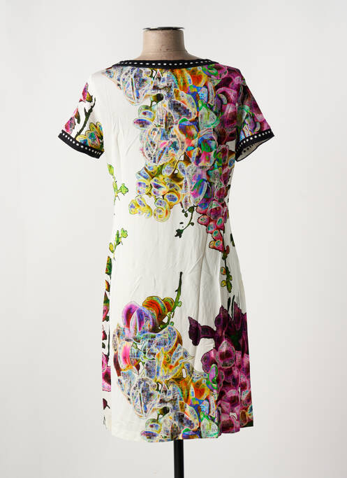 Robe mi-longue blanc OLIVIER PHILIPS pour femme