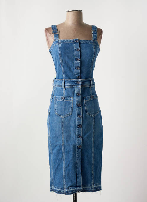 Robe mi-longue bleu SALSA pour femme