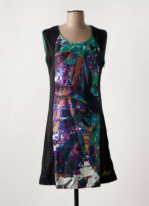 Robe mi-longue noir DESIGUAL pour femme