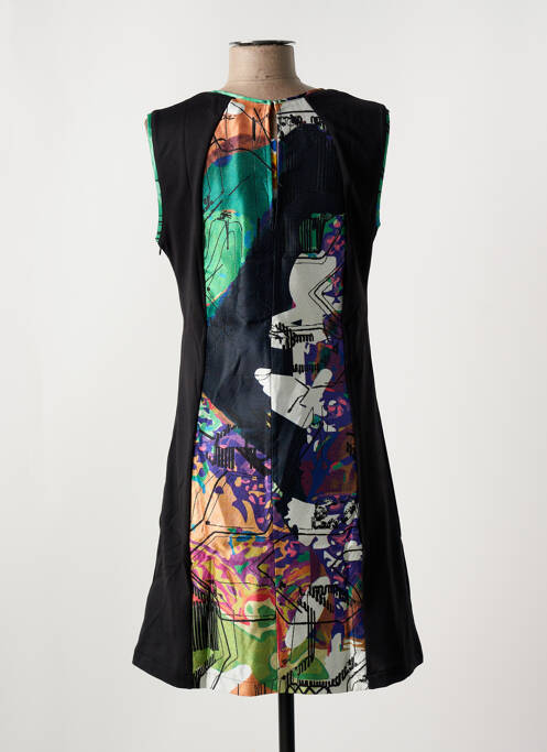 Robe mi-longue noir DESIGUAL pour femme