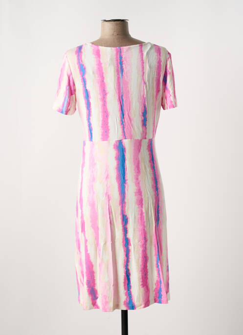 Robe mi-longue rose TOM TAILOR pour femme