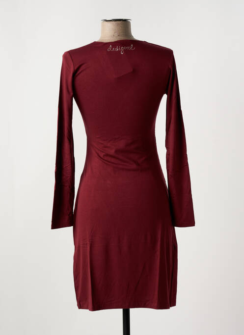 Robe mi-longue rouge DESIGUAL pour femme