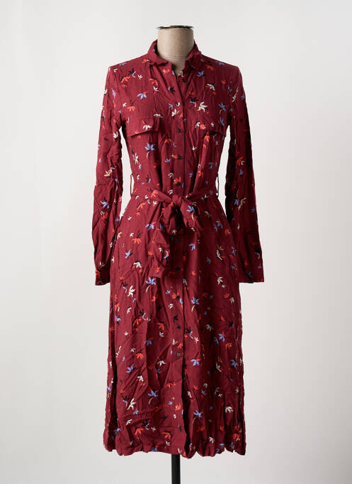 Robe mi-longue rouge SALSA pour femme