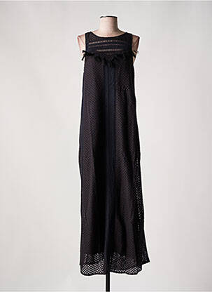 Robe longue sans manche sans manche noir SALSA femme