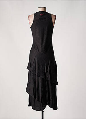 Robe longue sans manche sans manche noir DESIGUAL femme