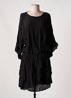 Robe mi-longue manches 3/4 manches 3/4 noir VILA femme