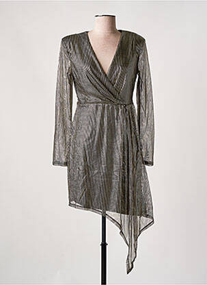 Robe courte manches longues manches longues noir GUESS femme