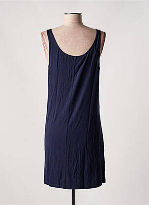 Robe mi-longue sans manche sans manche bleu LISANZA femme