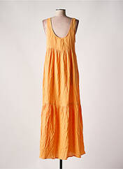 Robe longue orange ICHI pour femme seconde vue