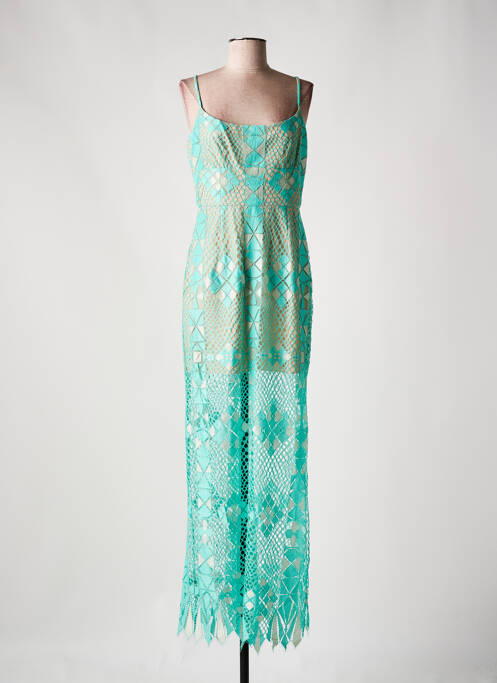 Robe longue vert BCBGMAXAZRIA pour femme