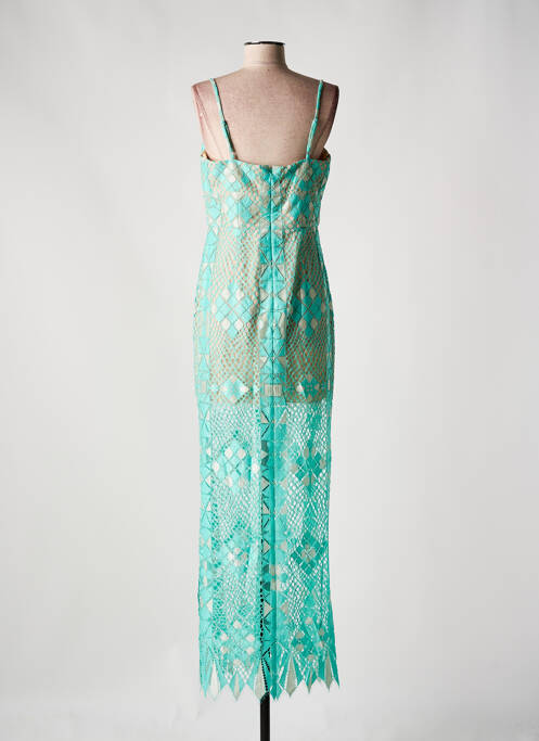 Robe longue vert BCBGMAXAZRIA femme