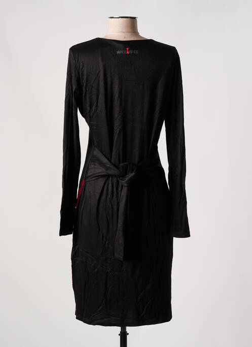 Robe mi-longue noir DESIGUAL pour femme