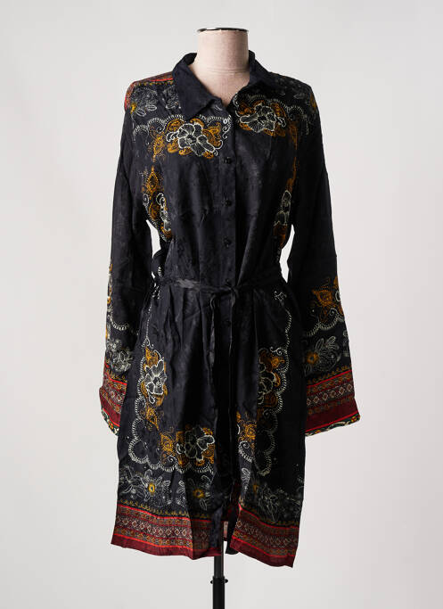 Robe mi-longue noir DESIGUAL pour femme