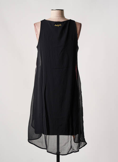 Robe mi-longue noir DESIGUAL pour femme