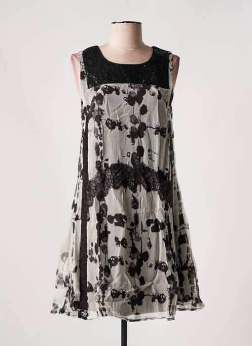 Robe mi-longue noir DESIGUAL pour femme