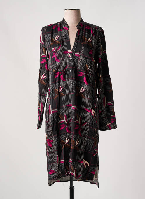 Robe mi-longue noir SALSA pour femme