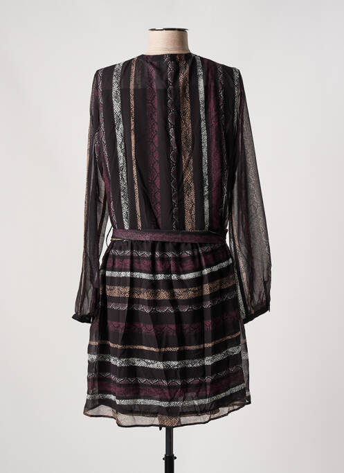 Robe mi-longue noir SALSA pour femme