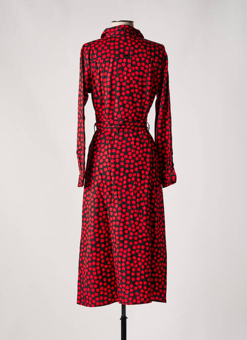 Robe mi-longue rouge SALSA pour femme