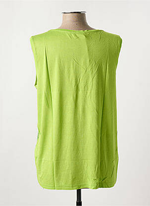 Débardeur col rond sans manche vert SALSA femme