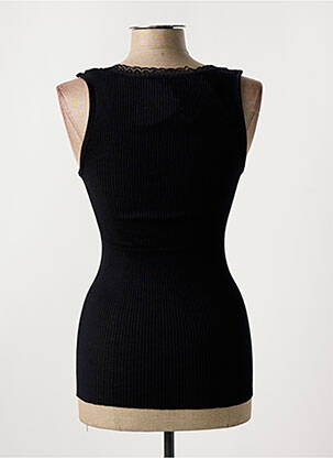 Top/caraco stretch noir GHIRO femme