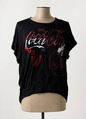 T-shirt noir DESIGUAL pour femme seconde vue