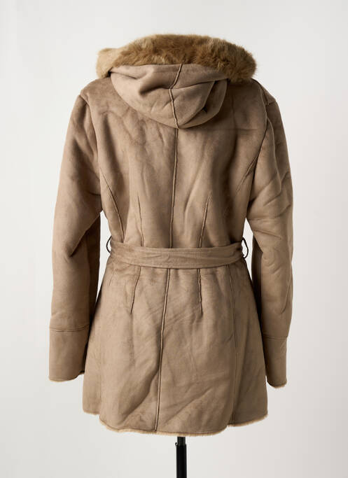 Manteau long marron SALSA pour femme