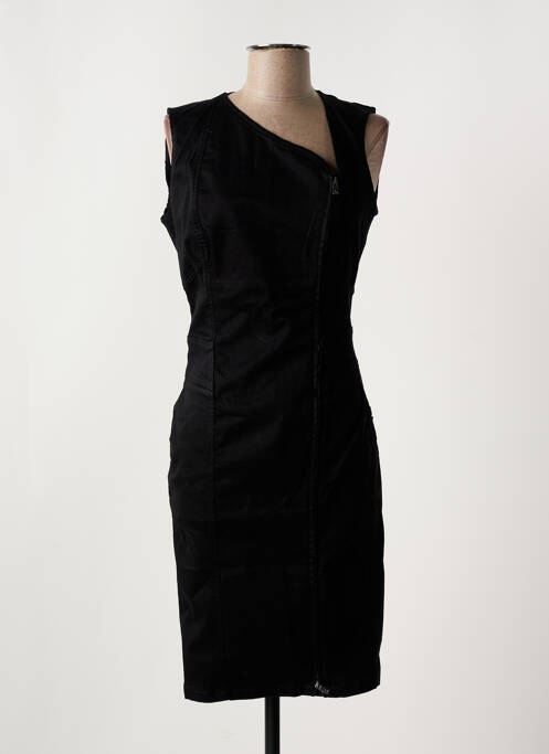 Robe mi-longue noir SALSA pour femme