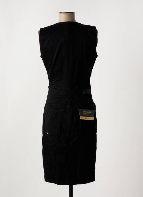 Robe mi-longue noir SALSA pour femme