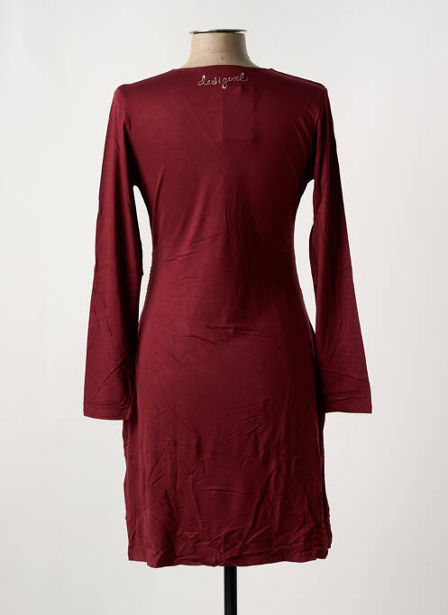 Robe mi-longue rouge DESIGUAL pour femme