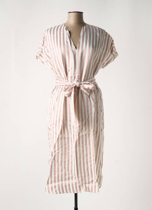 Robe mi-longue rouge IRIS & INK pour femme