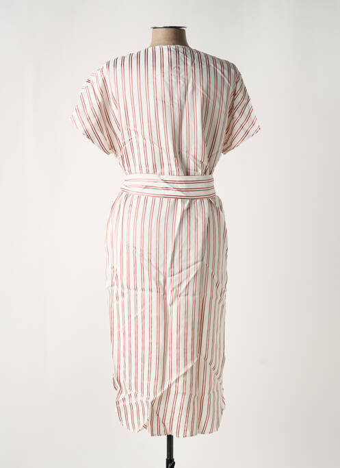 Robe mi-longue rouge IRIS & INK pour femme