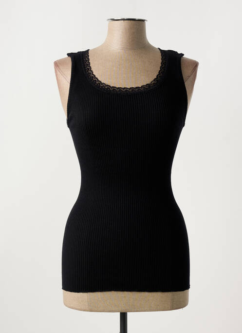 Top/Caraco noir GHIRO pour femme