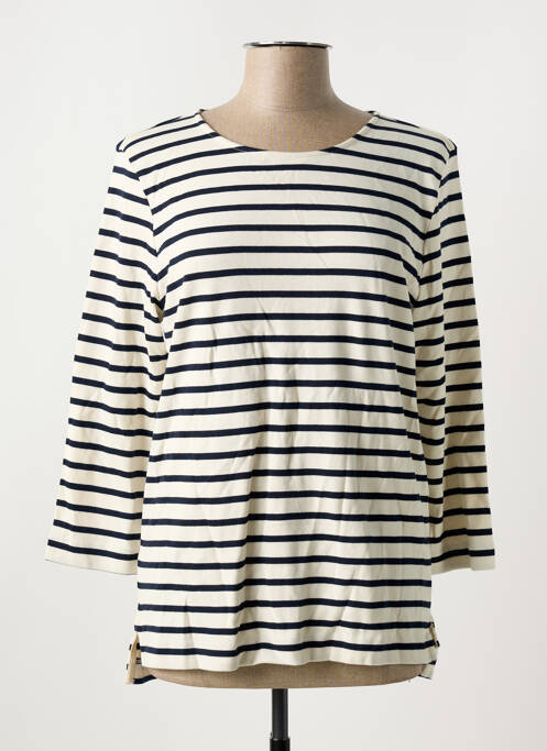 T-shirt beige IRIS & INK pour femme