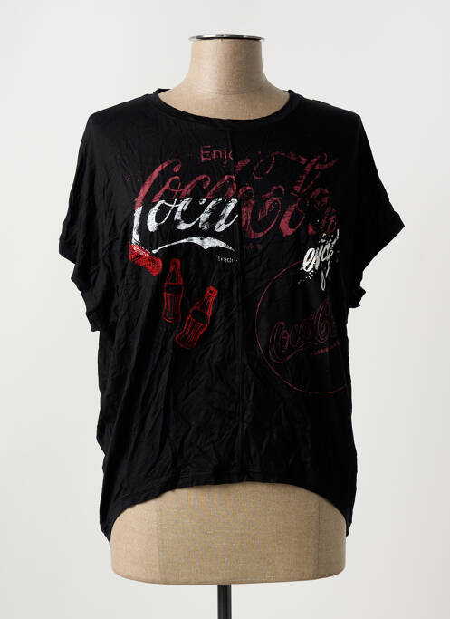 T-shirt noir DESIGUAL pour femme