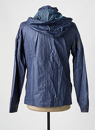 Coupe-vent finition intérieure doublure satiné a capuche bleu SALSA homme