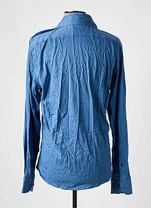 Chemise manches longues imprimé fantaisie bleu PROFUOMO homme