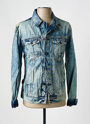 Veste casual coupe droite bleu VARGAS femme