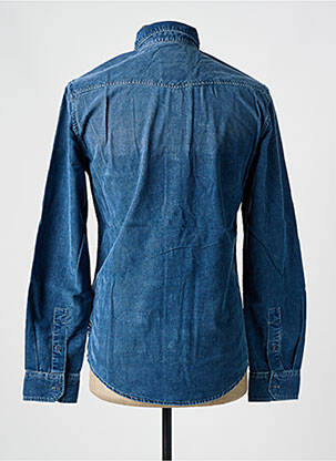 Chemise manches longues coupe cintrée bleu SALSA homme